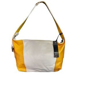 Latico Genuine Leather Color Block Mingus Hobo Bag White Pearl